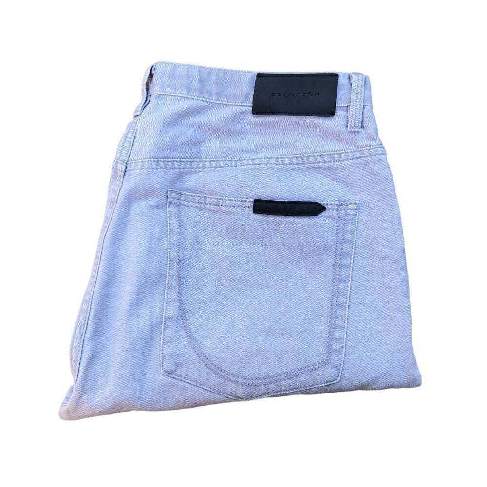 RARE Sean John Designer Jeans Size 36 Gray/White